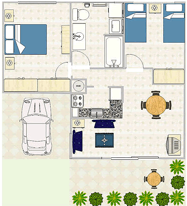 Port Douglas Holiday Apartment Accommodation - two bedroom